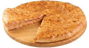 Пирог с ветчиной из индейки и сыром